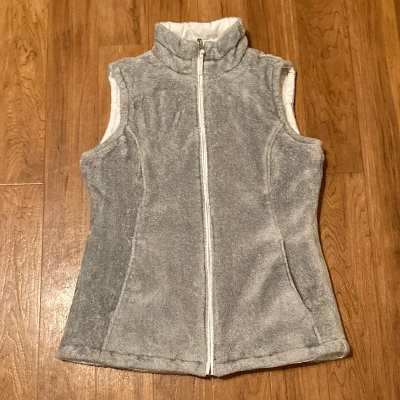 women’s Free Country reversible vest quilted fleece small - Picture 3 of 5